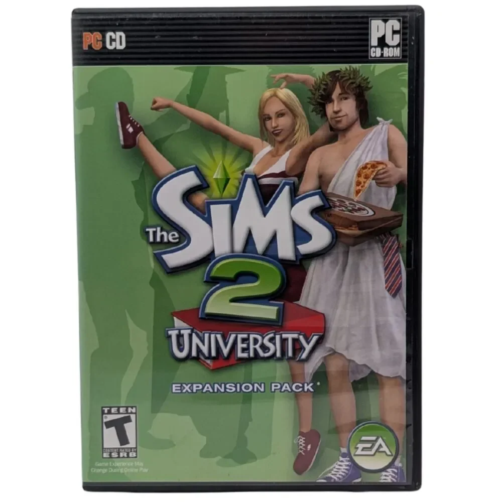Sims 2 University (PC) – 2-Disc Set + Apartment Life Extra Disc
